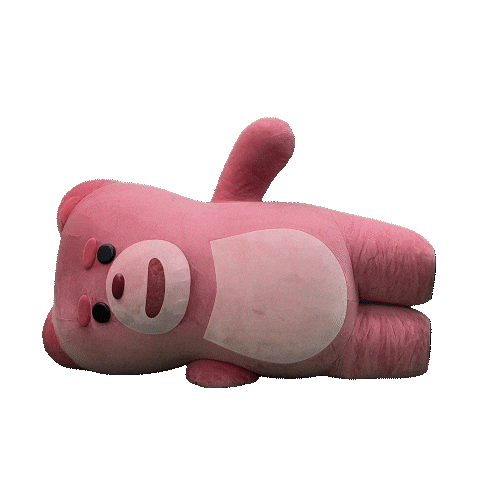 Tired Pink Sticker