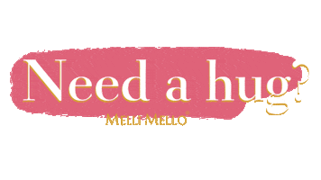 Pink Hug Sticker by Melli Mello