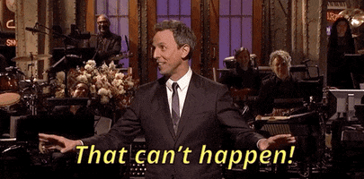 Not Happening Seth Meyers GIF by Saturday Night Live