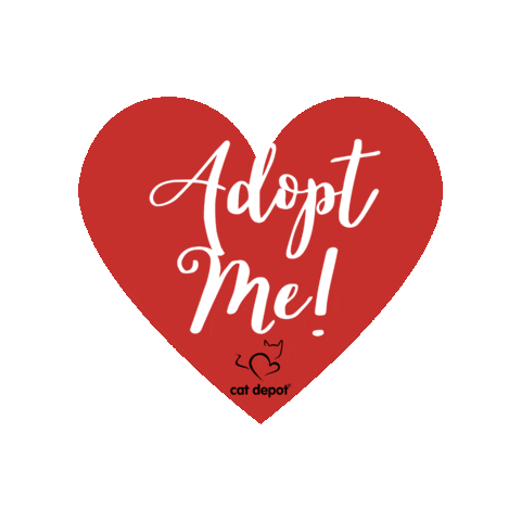 Adopt Animal Rescue Sticker by Cat Depot