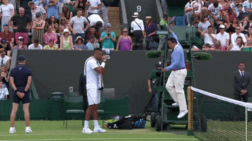 Nick Kyrgios Tennis GIF by Wimbledon