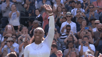 happy wave GIF by Wimbledon
