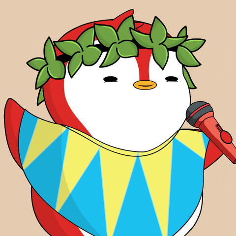 Sing Native American GIF by Pudgy Penguins