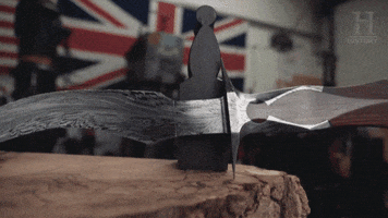 sword forging GIF by HISTORY UK