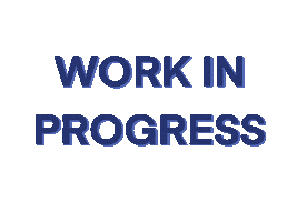 Work In Progress Sticker by achtpunktdrei