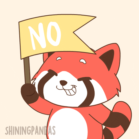 No Way Panda GIF
