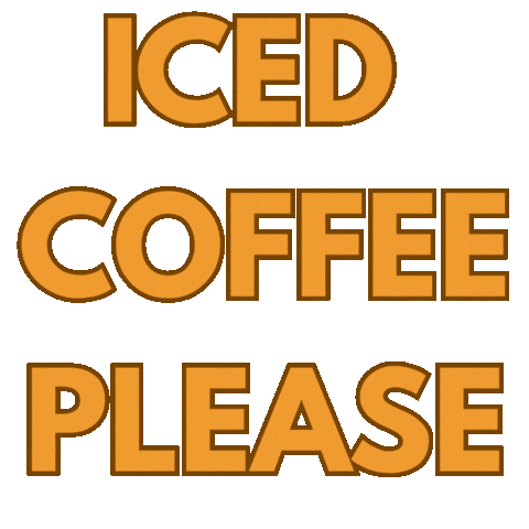 Iced Coffee Sticker by Ormado Kaffeehaus