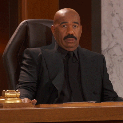 Steve Harvey Cringe GIF by ABC Network - Find & Share on GIPHY