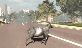 goat simulator GIF