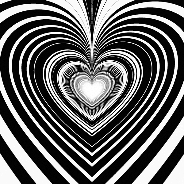 black and white love GIF by xponentialdesign