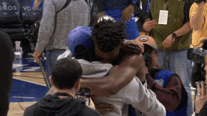 Philadelphia 76Ers Hug GIF by NBA