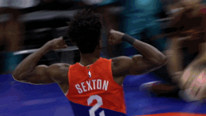 flexing collin sexton GIF by NBA