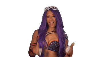 Happy Sasha Banks Sticker by WWE