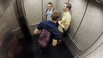 Man Sniffing GIF by Testing 1, 2, 3