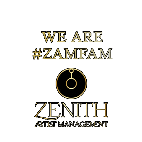 Zenith artist management Sticker
