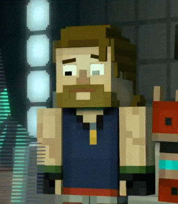 Awkward Minecraft Story Mode GIF