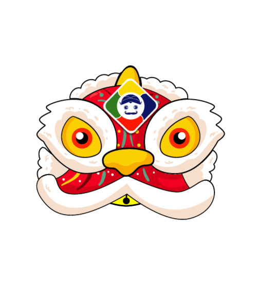 Traveling Chinese Sticker by Mister Aladin