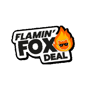 Flamin-Fox Sticker by Creatify