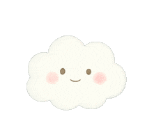 Cloud 白 Sticker