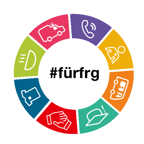 Roteskreuz Erstehilfe Sticker by BRK Freyung-Grafenau