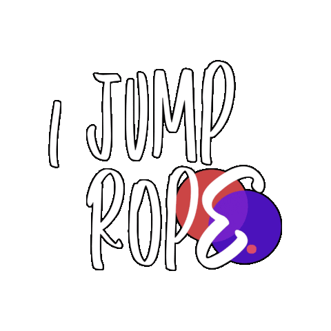 Jump Rope Elevate Sticker by Geraldo Alken