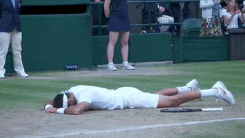 tired del potro GIF by Wimbledon