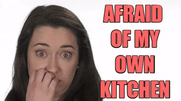 fear cooking GIF by Apartment Guide