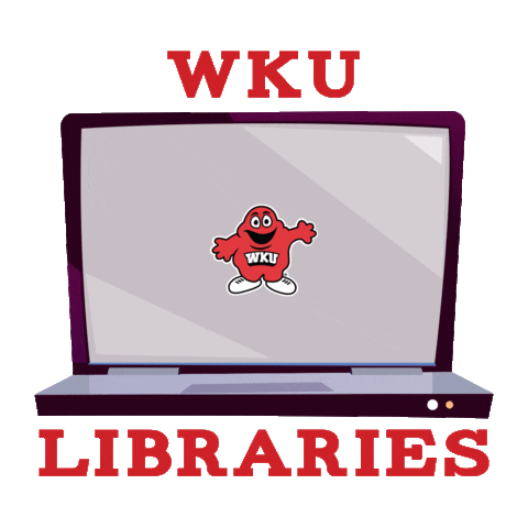 Big Red Computer Sticker by Western Kentucky University
