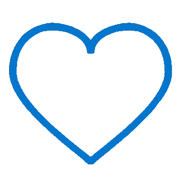 Blue Heart Sticker by Dell Technologies