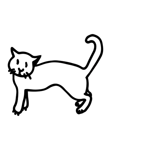 Cat Wedding Sticker by Mary Trufel