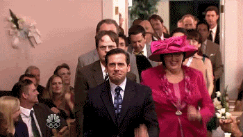 Image result for the office dancing gif