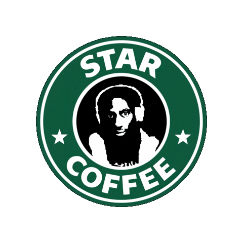 Coffee Star Sticker