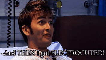 electrocuted doctor who GIF