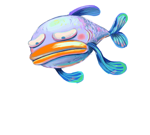 Sad Fish Clipart