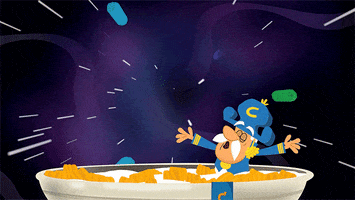 Excited Space GIF by Cap’n Crunch
