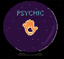 crystal ball witch GIF by Cyndi Pop