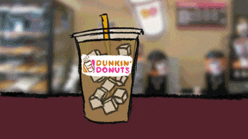 dunkin donuts coffee GIF by Chris Timmons