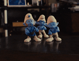 Fun Rock Out GIF by The Smurfs