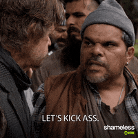 season 9 lets kick ass GIF by Shameless