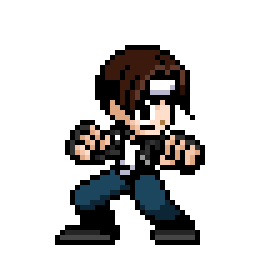 king of fighters transparent gif
