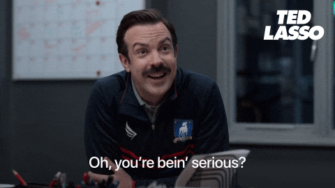 Jason Sudeikis Seriously GIF by Apple TV+ - Find & Share on GIPHY