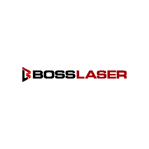 Red Sticker by Boss Laser