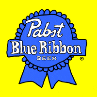 pabst blue ribbon art GIF