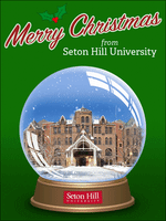 merry christmas griffins GIF by Seton Hill University