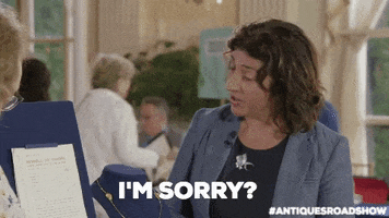 disbelief i'm sorry GIF by ANTIQUES ROADSHOW | PBS