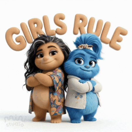 Girls Rule Women GIF by The Fuzzlets