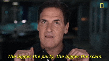the bigger the party the bigger the scam GIF by National Geographic Channel