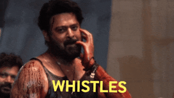 Whistles Prabhas Gifs GIF by Hombale Films