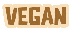 Happy Vegan Sticker by maryloufood