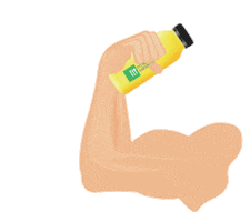 Muscle Sticker by Fitness Catering